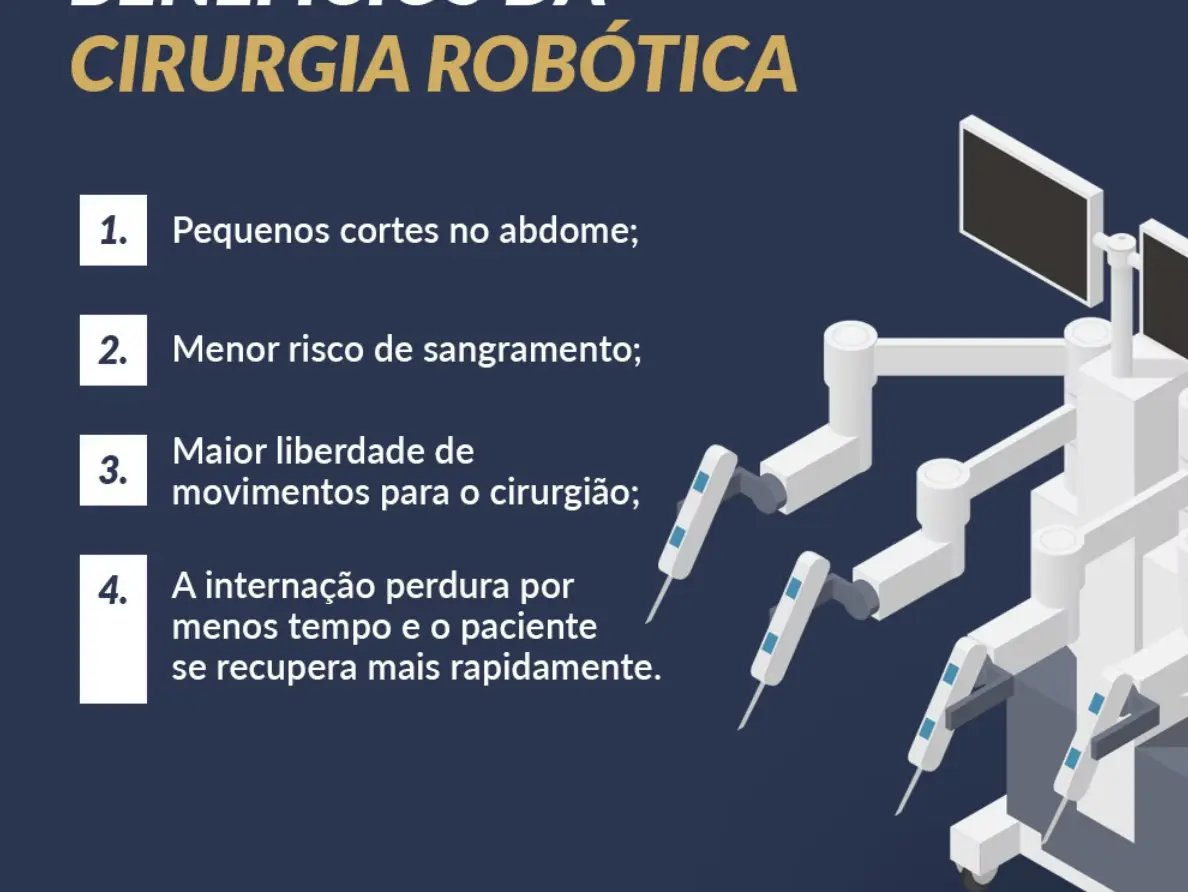 Benefícios da cirurgia robótica